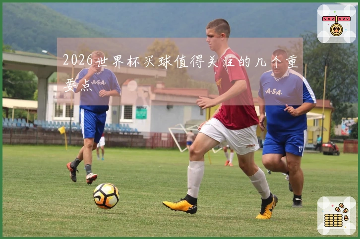 2026世界杯买球值得关注的几个重要点